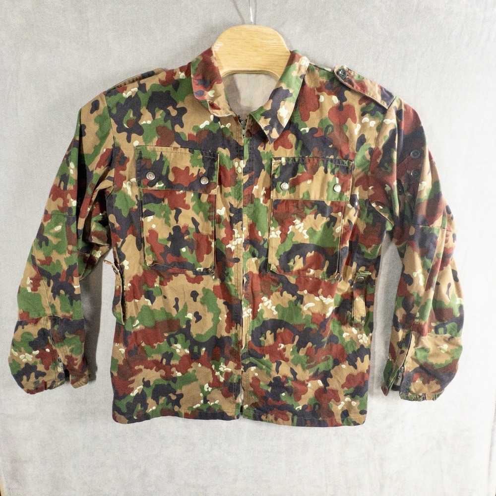 Swiss Army Jacket M83 Combat Field Alpenflage Camo Jacket Outdoors Hunting *XL*